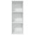Bibliotecă, alb, 40x30x114 cm, lemn prelucrat GartenMobel Dekor