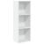 Bibliotecă, alb, 40x30x114 cm, lemn prelucrat GartenMobel Dekor