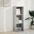 Bibliotecă, gri beton, 40x30x114 cm, lemn prelucrat GartenMobel Dekor