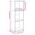 Bibliotecă, gri sonoma, 40x30x114 cm, lemn prelucrat GartenMobel Dekor