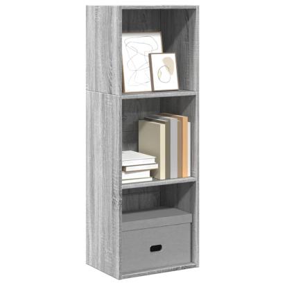 Bibliotecă, gri sonoma, 40x30x114 cm, lemn prelucrat GartenMobel Dekor