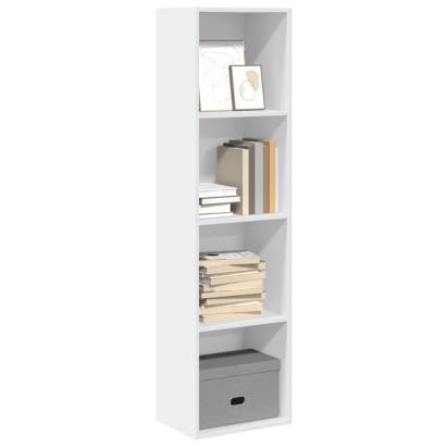 Bibliotecă, alb, 40x30x152 cm, lemn prelucrat GartenMobel Dekor