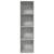 Bibliotecă, gri beton, 40x30x152 cm, lemn prelucrat GartenMobel Dekor