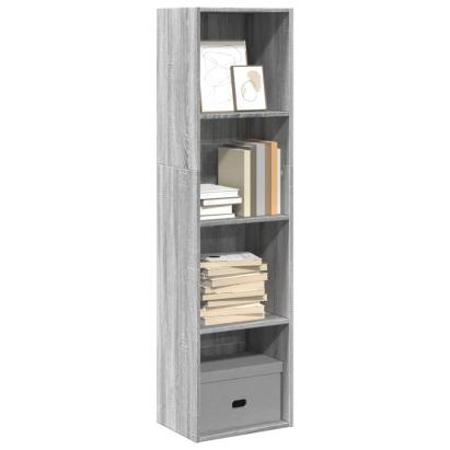 Bibliotecă, gri sonoma, 40x30x152 cm, lemn prelucrat GartenMobel Dekor