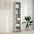 Bibliotecă, gri beton, 40x30x189 cm, lemn prelucrat GartenMobel Dekor