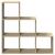 Bibliotecă/separator 3 niveluri stejar sonoma 99x29x99 cm lemn GartenMobel Dekor