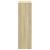 Bibliotecă/separator 3 niveluri stejar sonoma 99x29x99 cm lemn GartenMobel Dekor