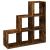 Bibliotecă/separator cameră 3 niveluri stejar 99x29x99 cm lemn GartenMobel Dekor