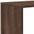 Bibliotecă/separator 3 niveluri stejar maro 99x29x99 cm lemn GartenMobel Dekor