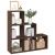 Bibliotecă/separator 3 niveluri stejar maro 99x29x99 cm lemn GartenMobel Dekor