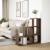 Bibliotecă/separator 3 niveluri stejar maro 99x29x99 cm lemn GartenMobel Dekor