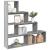 Bibliotecă/separator cameră sonoma gri 143,5x29x143,5cm lemn GartenMobel Dekor