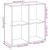 Bibliotecă/separator cameră stejar sonoma 69,5x29x69,5 cm lemn GartenMobel Dekor
