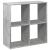 Bibliotecă/separator cameră gri beton 69,5x29x69,5 cm lemn GartenMobel Dekor