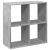 Bibliotecă/separator cameră gri beton 69,5x29x69,5 cm lemn GartenMobel Dekor
