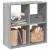 Bibliotecă/separator cameră gri sonoma 69,5x29x69,5 cm lemn GartenMobel Dekor