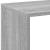 Bibliotecă/separator cameră gri sonoma 69,5x29x69,5 cm lemn GartenMobel Dekor