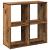 Bibliotecă/separator cameră lemn vechi 69,5x29x69,5 cm lemn GartenMobel Dekor