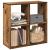 Bibliotecă/separator cameră lemn vechi 69,5x29x69,5 cm lemn GartenMobel Dekor