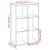 Bibliotecă/separator cameră stejar sonoma 69,5x29x103,5 cm lemn GartenMobel Dekor