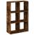 Bibliotecă/separator cameră stejar fumuriu 69,5x29x103,5cm lemn GartenMobel Dekor