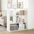 Bibliotecă/separator cameră alb 102x29x103,5 cm lemn prelucrat GartenMobel Dekor