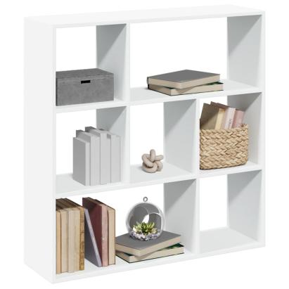 Bibliotecă/separator cameră alb 102x29x103,5 cm lemn prelucrat GartenMobel Dekor