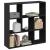 Bibliotecă/separator cameră negru 102x29x103,5 cm lemn GartenMobel Dekor