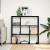 Bibliotecă/separator cameră negru 102x29x103,5 cm lemn GartenMobel Dekor