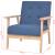 Set canapea, 2 piese, textil, albastru GartenMobel Dekor