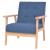 Set canapea, 2 piese, textil, albastru GartenMobel Dekor