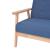 Set canapea, 2 piese, textil, albastru GartenMobel Dekor