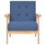 Set canapea, 2 piese, textil, albastru GartenMobel Dekor