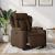 Fotoliu rabatabil electric, maro, material textil GartenMobel Dekor
