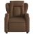Fotoliu rabatabil electric, maro, material textil GartenMobel Dekor