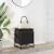 Cutie de depozitare cu capac negru 40x40x51,5 cm lemn prelucrat GartenMobel Dekor