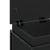 Cutie de depozitare cu capac negru 40x40x51,5 cm lemn prelucrat GartenMobel Dekor