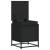 Cutie de depozitare cu capac negru 40x40x51,5 cm lemn prelucrat GartenMobel Dekor