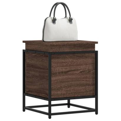 Cutie depozitare stejar maro 40x40x51,5 cm lemn prelucrat GartenMobel Dekor