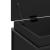 Cutie de depozitare cu capac negru 80x40x51,5 cm lemn prelucrat GartenMobel Dekor
