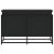 Cutie de depozitare cu capac negru 80x40x51,5 cm lemn prelucrat GartenMobel Dekor