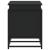 Cutie de depozitare cu capac negru 80x40x51,5 cm lemn prelucrat GartenMobel Dekor