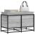 Cutie depozitare gri sonoma 80x40x51,5 cm lemn prelucrat GartenMobel Dekor
