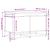 Cutie depozitare stejar maro 80x40x51,5 cm lemn prelucrat GartenMobel Dekor