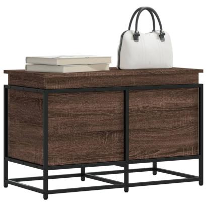 Cutie depozitare stejar maro 80x40x51,5 cm lemn prelucrat GartenMobel Dekor
