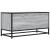 Dulap TV, gri sonoma, 80x34,5x40 cm, lemn prelucrat și metal GartenMobel Dekor