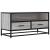 Dulap TV, gri sonoma, 80x34,5x40 cm, lemn prelucrat și metal GartenMobel Dekor