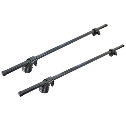 Set 2 Bare Portbagaj Auto Transversale Universale din Otel, Lungime Reglabila Maxim 126cm