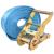 Chingi fixare cu clichet, 4 buc, albastru, 2 tone, 6 m x 38 mm GartenMobel Dekor