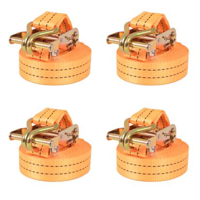 Chingi de fixare cu clichet 4 buc, 1 tonă, 6mx38 mm, portocaliu GartenMobel Dekor